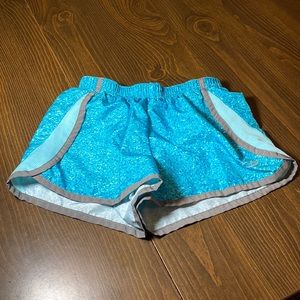 Champion Girls Teal & Gray Athletic Shorts M(7-8)